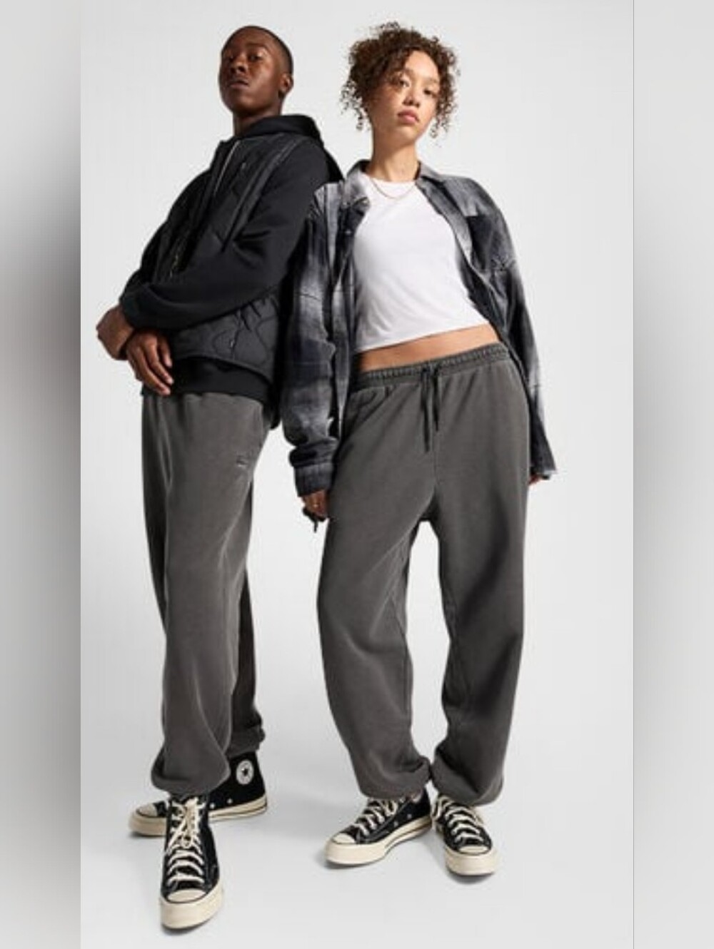 Converse Go-To Loose-Fit Gender Free Cotton Pants/Joggers
